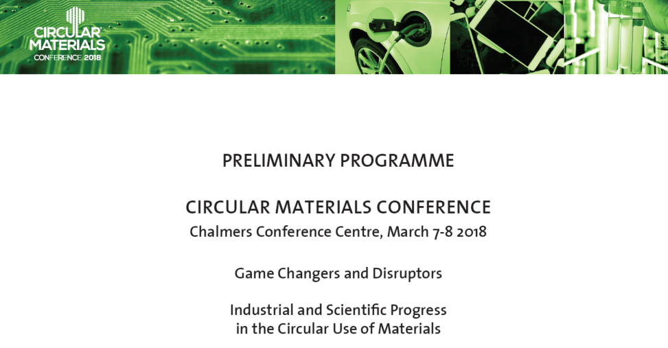 Circular Materials Conference 2018